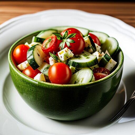 Italian Tomatoe-Cucumber Salad